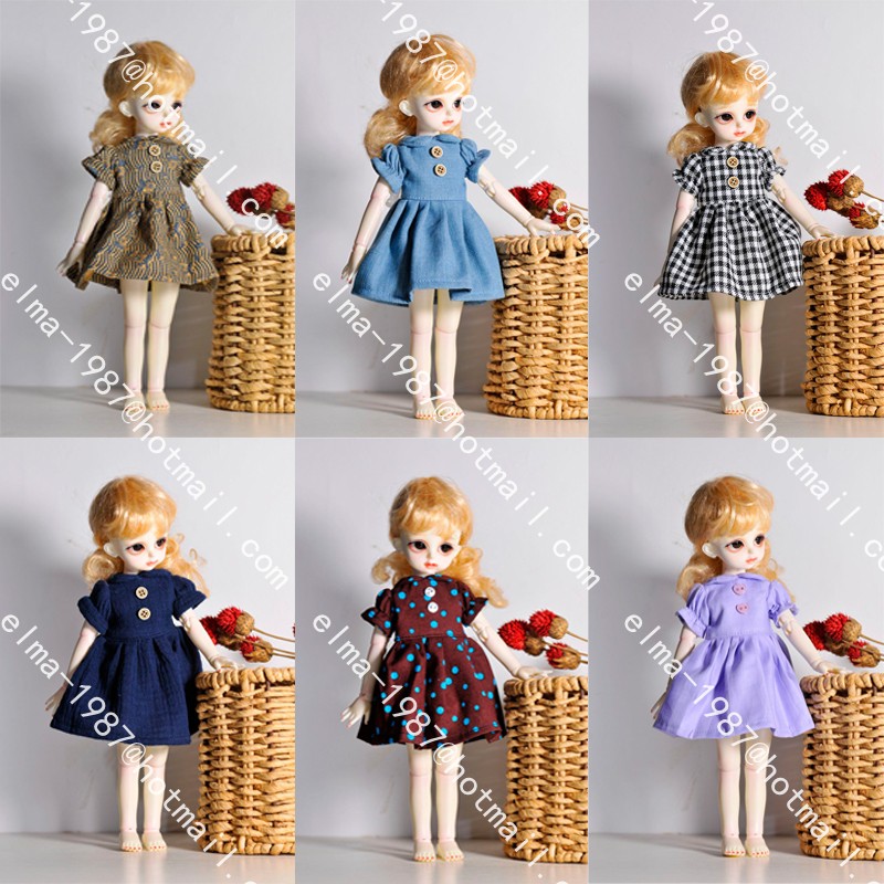 Dress for 1/6 size BJD and Blythe doll - Click Image to Close